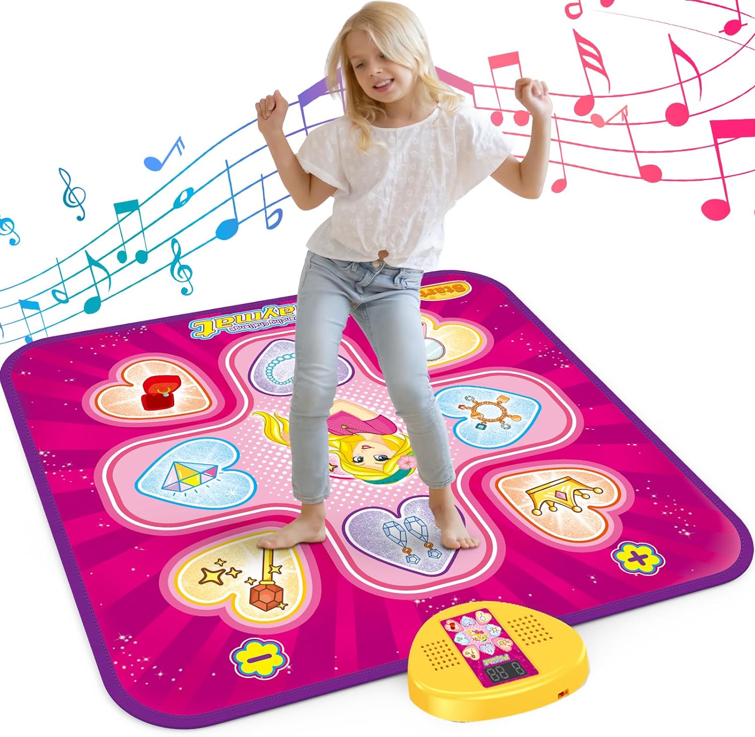 Dance Mat, Toys for 3 4 5 6 7 8+ Year Old Girls, Electronic Musical Pl –  Gifts Hub Australia