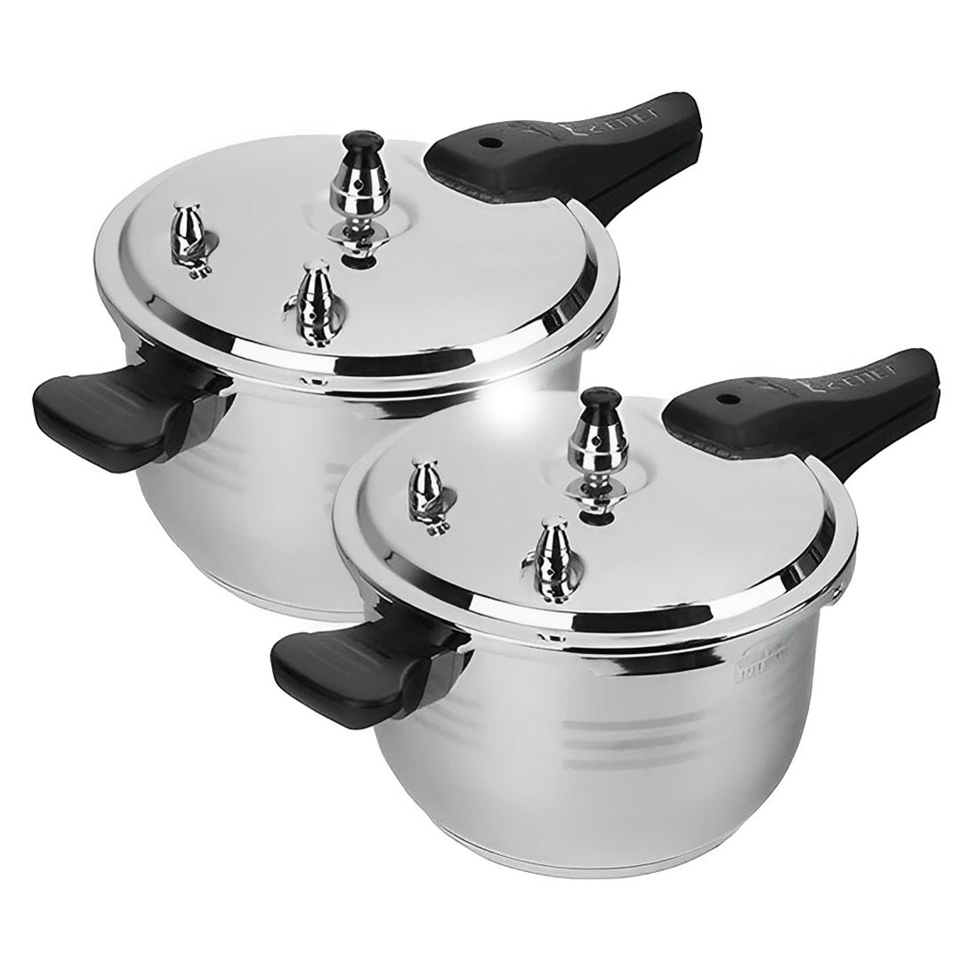 2X 10L Commercial Grade Stainless Steel Pressure Cooker