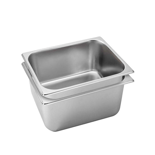 SOGA 2X Gastronorm GN Pan Full Size 1/2 GN Pan 20cm Deep Stainless Steel Tray