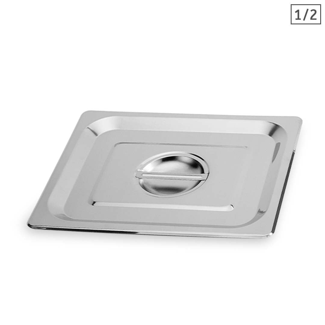 SOGA Gastronorm GN Pan Lid Full Size 1/2 Stainless Steel Tray Top Cover