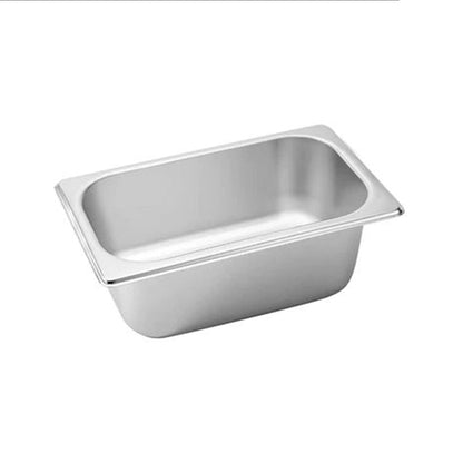 SOGA Gastronorm GN Pan Full Size 1/3 GN Pan 10cm Deep Stainless Steel Tray