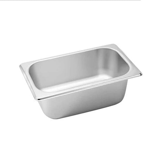 SOGA Gastronorm GN Pan Full Size 1/3 GN Pan 10cm Deep Stainless Steel Tray