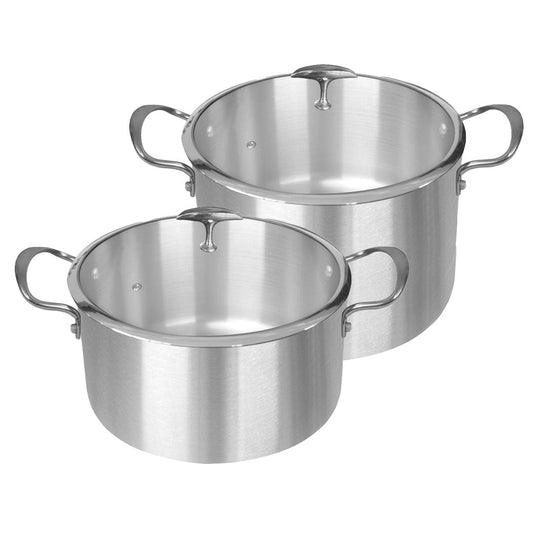 SOGA Stainless Steel 26cm 30cm Casserole With Lid Induction Cookware