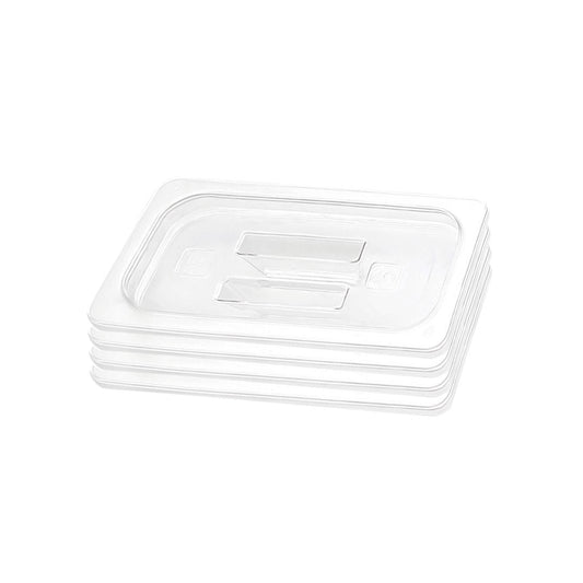 SOGA Clear Gastronorm 1/3 GN Lid Food Tray Top Cover Bundle of 4