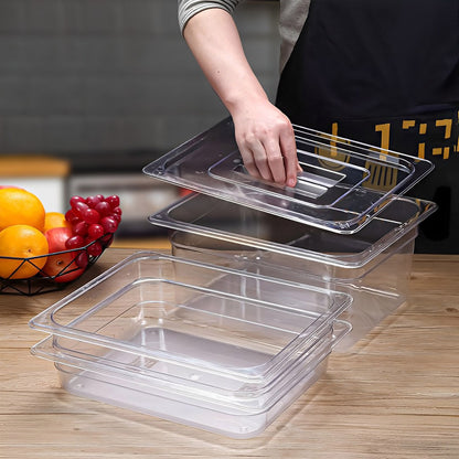 SOGA Clear Gastronorm 1/1 GN Lid Food Tray Top Cover