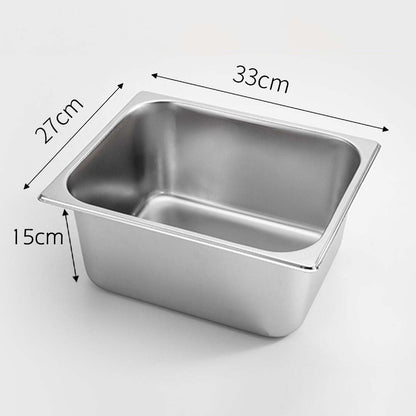 SOGA 12X Gastronorm GN Pan Full Size 1/2 GN Pan 15cm Deep Stainless Steel Tray