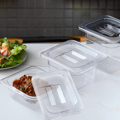 SOGA Clear Gastronorm 1/6 GN Lid Food Tray Top Cover