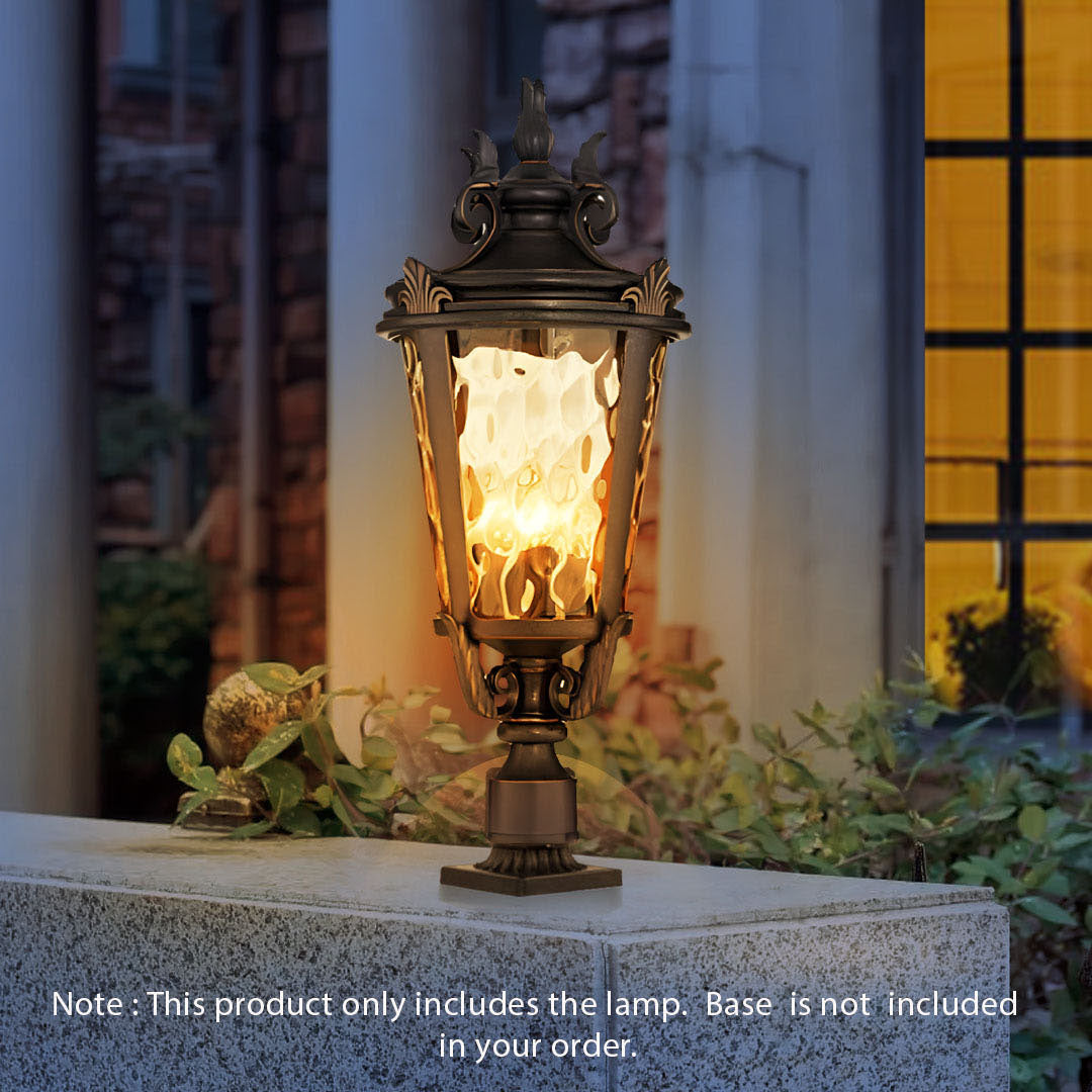 Vintage Lantern  63.5cm Outdoor Post Lantern Light Classic Charm Elegant Patio Antique Inspired Outdoor Lighting