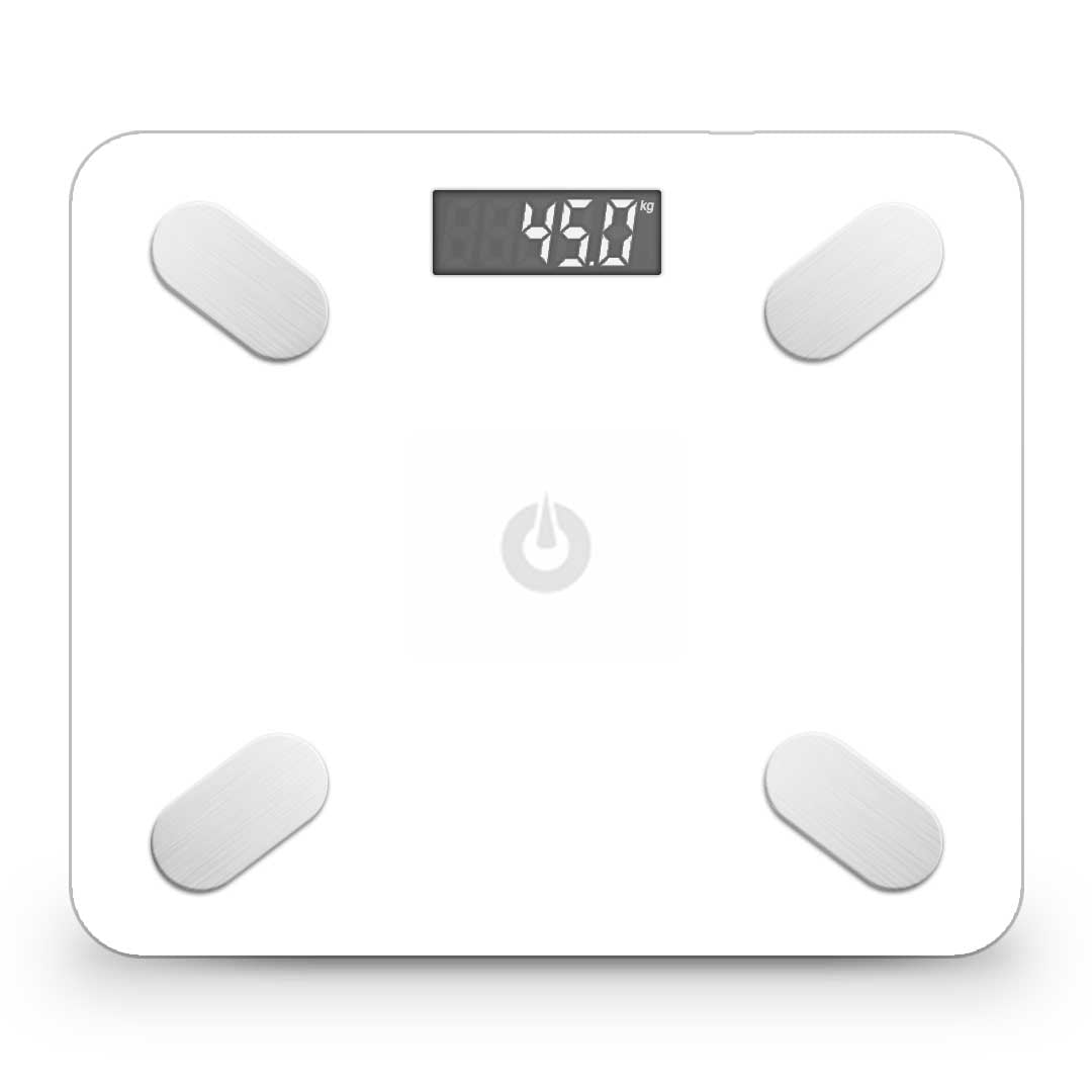 SOGA 2X Wireless Bluetooth Digital Body Fat Scale Bathroom Weighing Scales Health Analyzer Weight White