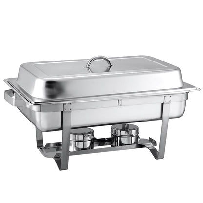 SOGA 4.5L Dual Tray Stainless Steel Chafing Food Warmer Catering Dish