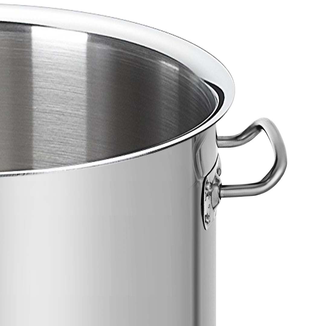 SOGA Stainless Steel 130L No Lid Brewery Pot With Beer Valve 55*55cm