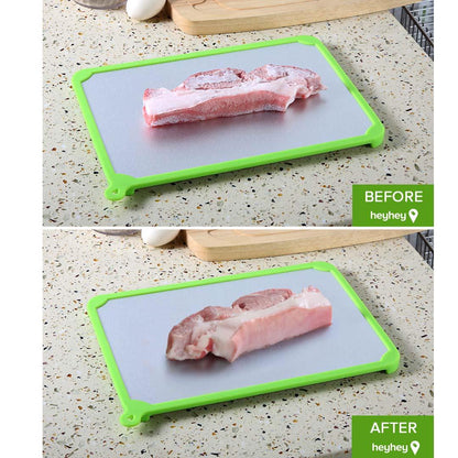 SOGA Kitchen Fast Defrosting Tray The Safest Way to Defrost Meat or Frozen Food