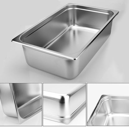 SOGA 6X Gastronorm GN Pan Full Size 1/1 GN Pan 15cm Deep Stainless Steel Tray