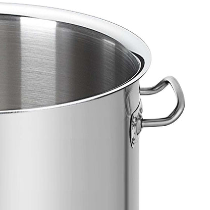 SOGA Stainless Steel 50L No Lid Brewery Pot With Beer Valve 40*40cm