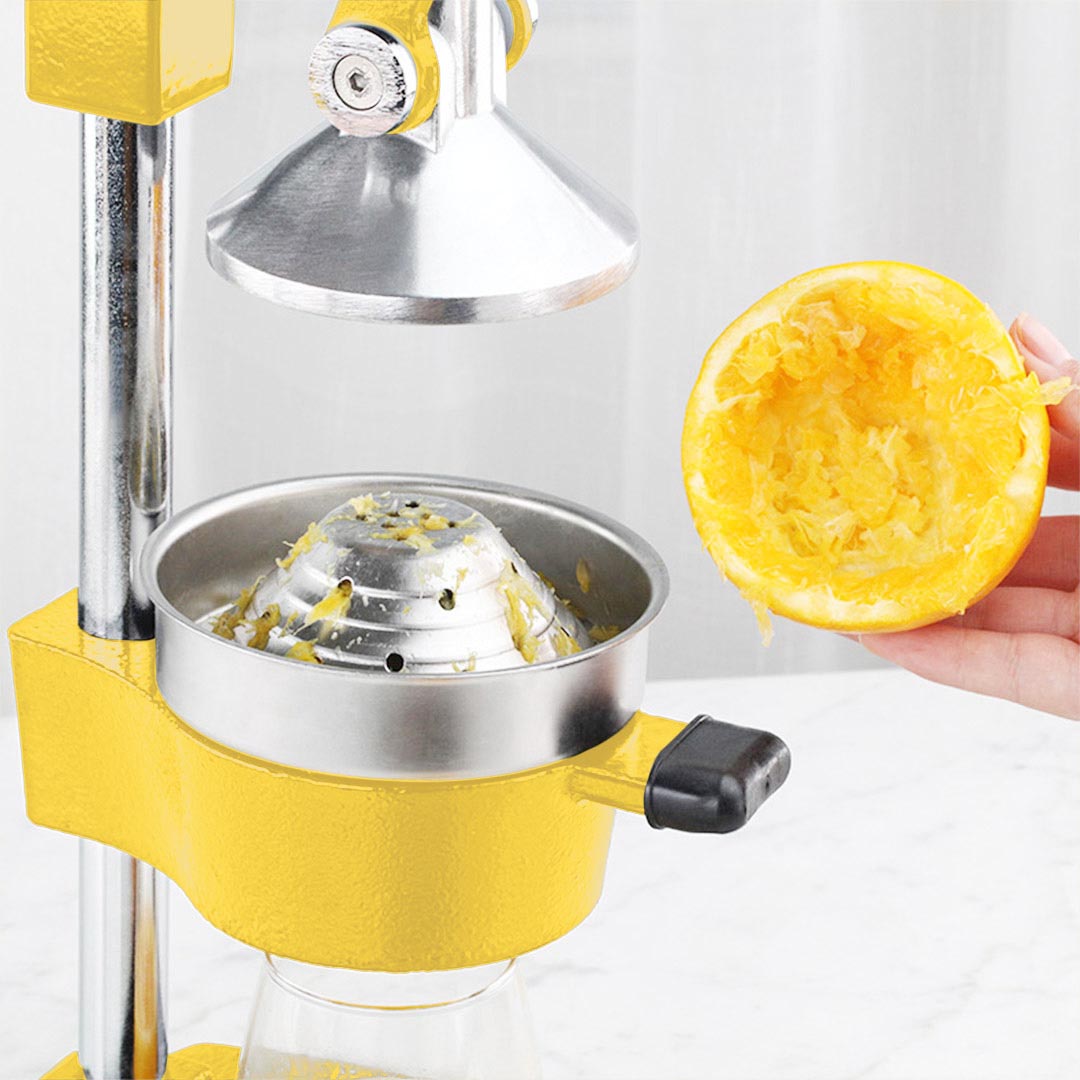 SOGA Commercial Manual Juicer Hand Press Juice Extractor Squeezer Orange Citrus Yellow