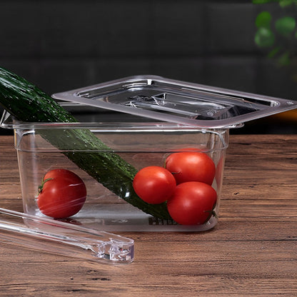 SOGA Clear Gastronorm 1/2 GN Lid Food Tray Top Cover Bundle of 6