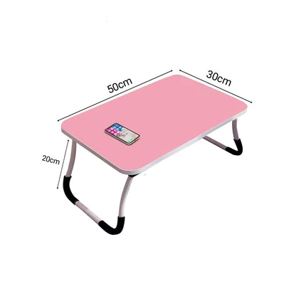 SOGA Pink Portable Bed Table Adjustable Foldable Bed Sofa Study Table Laptop Mini Desk Breakfast Tray Home Decor