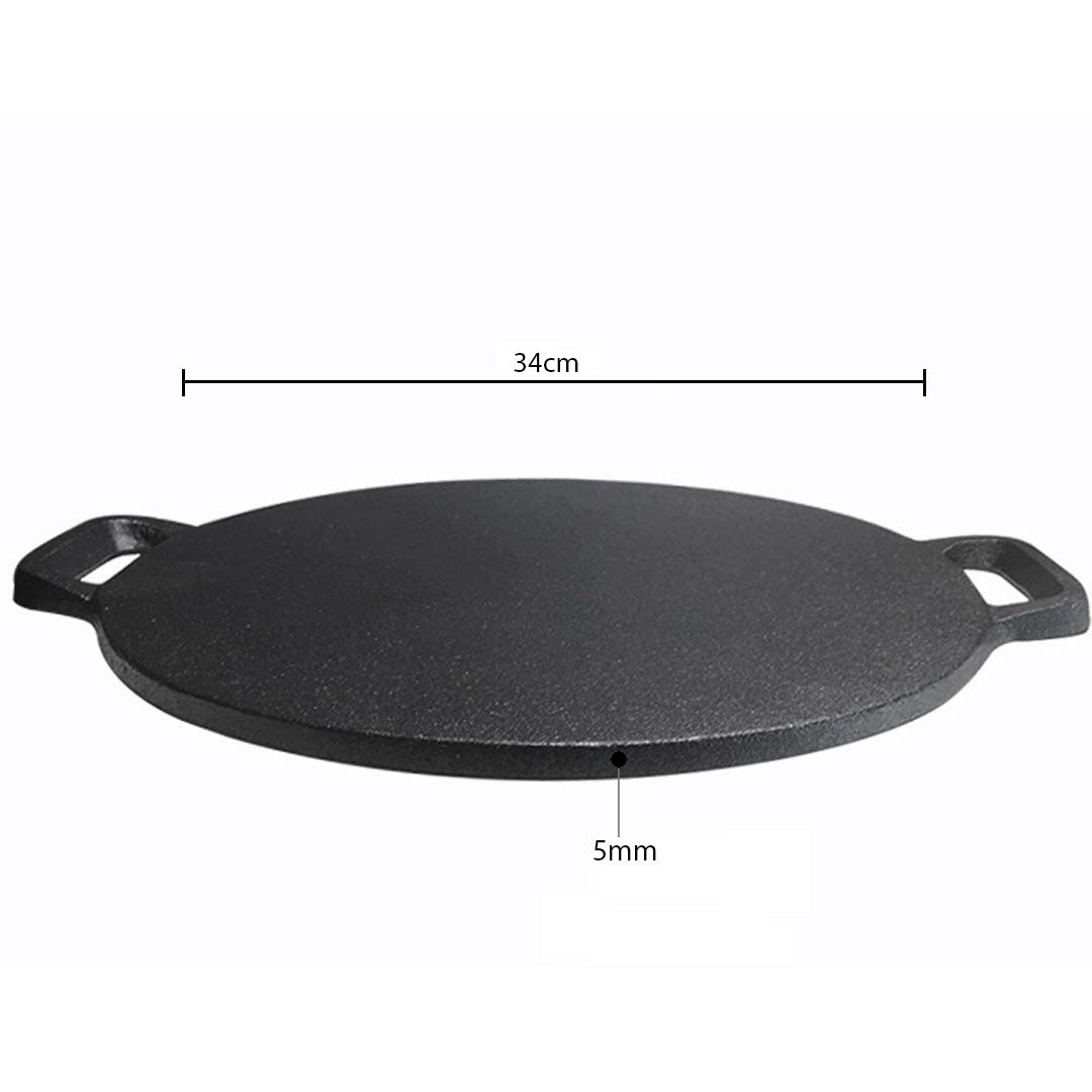 SOGA Electric Smart Induction Cooktop and 34cm Cast Iron Induction Crepe Pan Baking Cookware