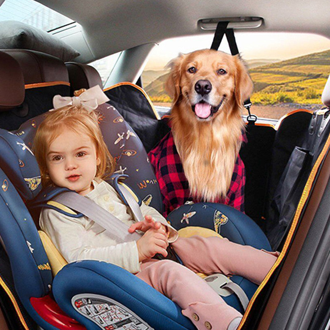 SOGA Oxford Cloth Waterproof Dog Car Cover Back Seat Protector Hammock Pet Mat Black