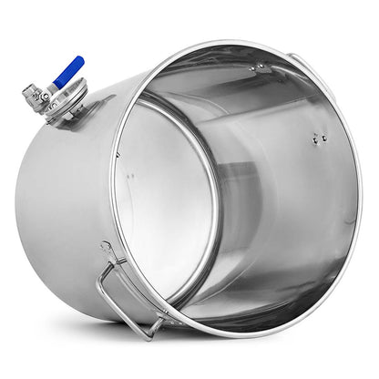 SOGA Stainless Steel 98L No Lid Brewery Pot With Beer Valve 50*50cm