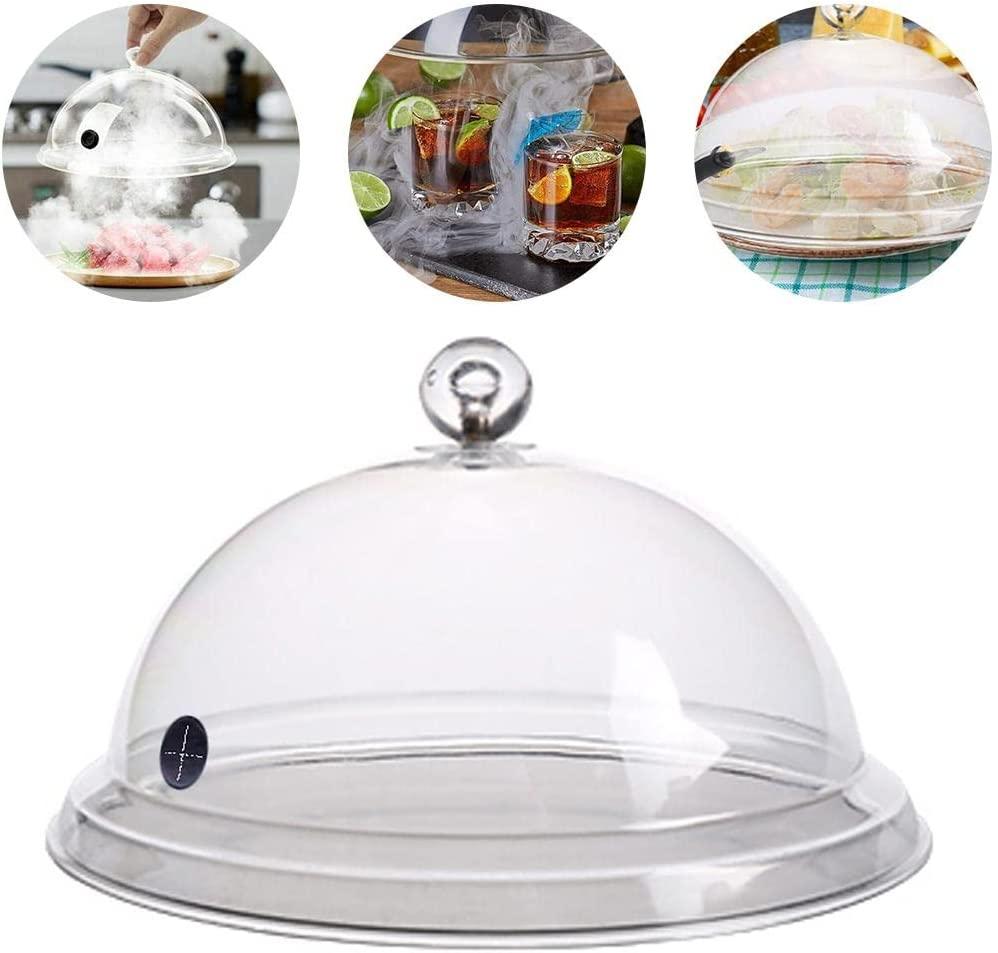 Smoking Cloche Dome Cover for Plates Bowls, Dome Lid Smoking Gun Plastic  Covers, Suitable for Bar BBQ Drinks Cooking Meat Cheese Cocktails Steak 