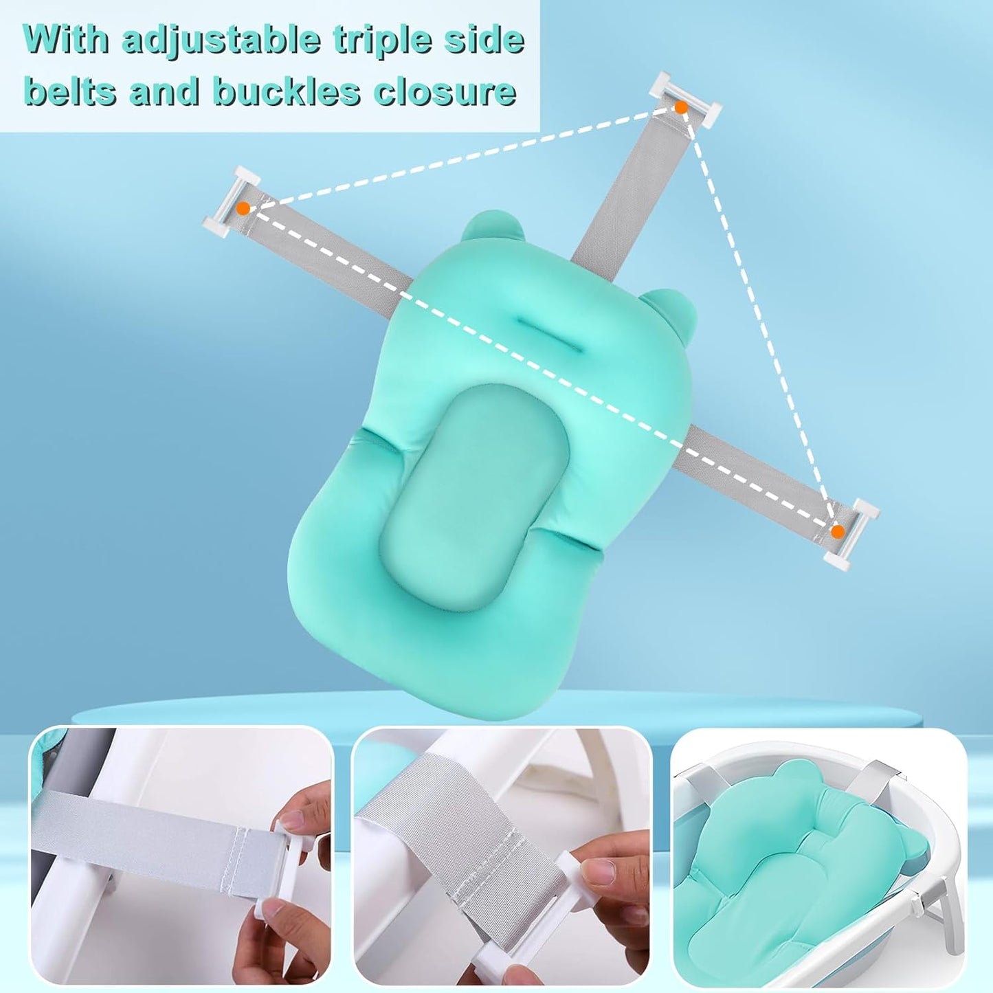 Toddlers Foldable Bathtub