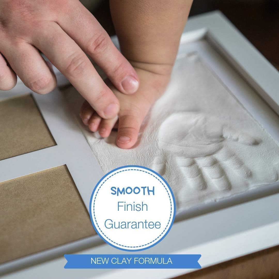 Baby Footprint Kit, Baby Foot and Hand Print Kit, Baby Picture Frame, Hand Print Mold Kit, New Mom Gifts, Baby Newborn Essentials Must Haves, Baby Casting Kit, Baby Shower Gifts