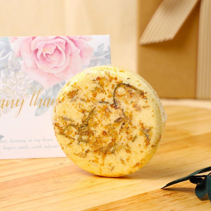 Luxury gifts for women with a Love Bath bomb, scented Candle, Shower steamer, a cute towel teddy, an organic oatmeal soap, and a Greeting card. great for Birthday, New year, or any occasion