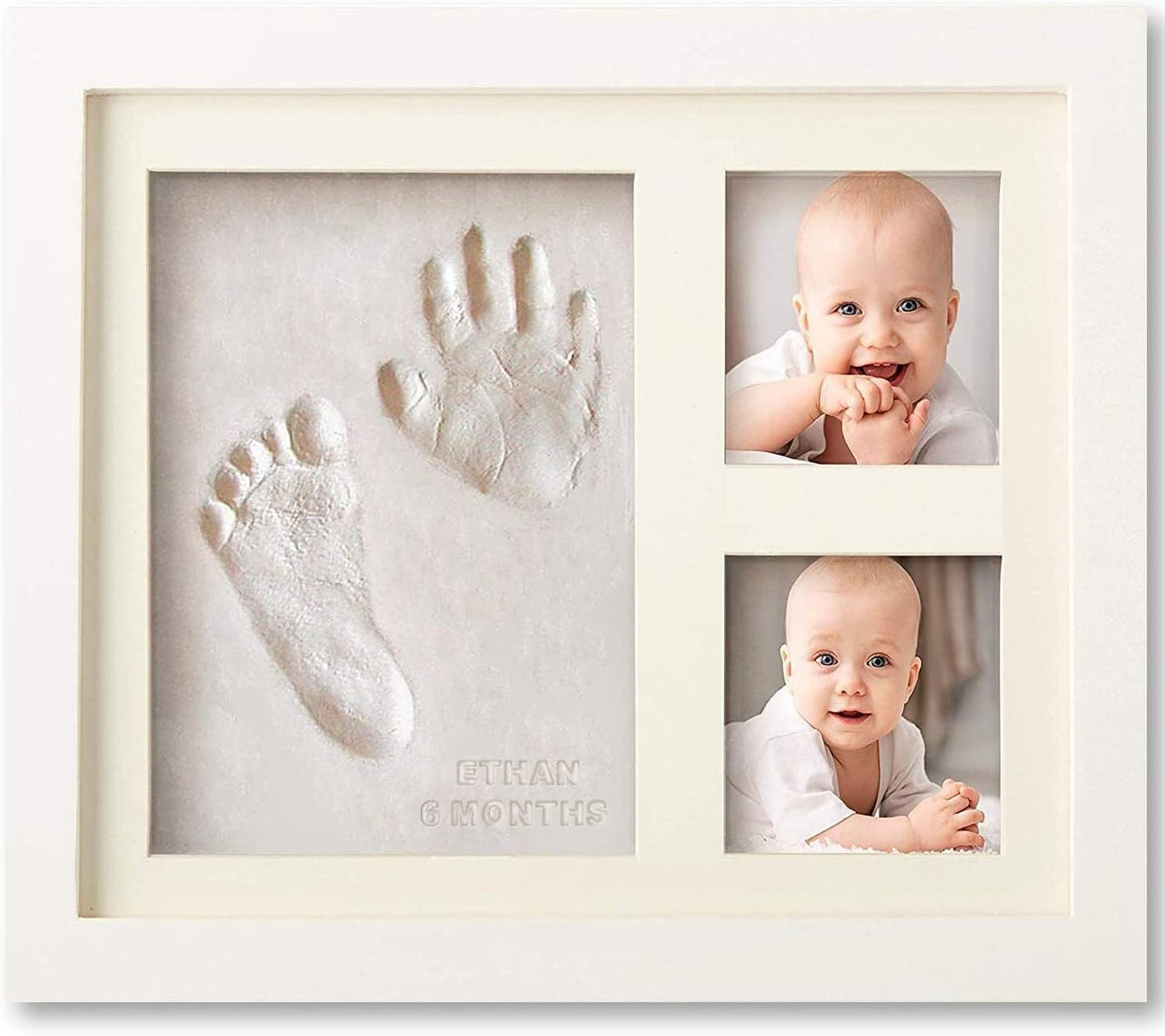 Baby Footprint Kit, Baby Foot and Hand Print Kit, Baby Picture Frame, Hand Print Mold Kit, New Mom Gifts, Baby Newborn Essentials Must Haves, Baby Casting Kit, Baby Shower Gifts