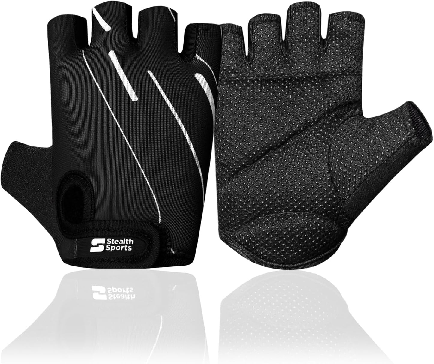 Sports Weight Lifting Gloves Half Finger Workout Gloves Men Women Anti-Slip Padded Palm Gym Gloves Exercise Gloves Cycling Fitness Weightlifting Strength Training