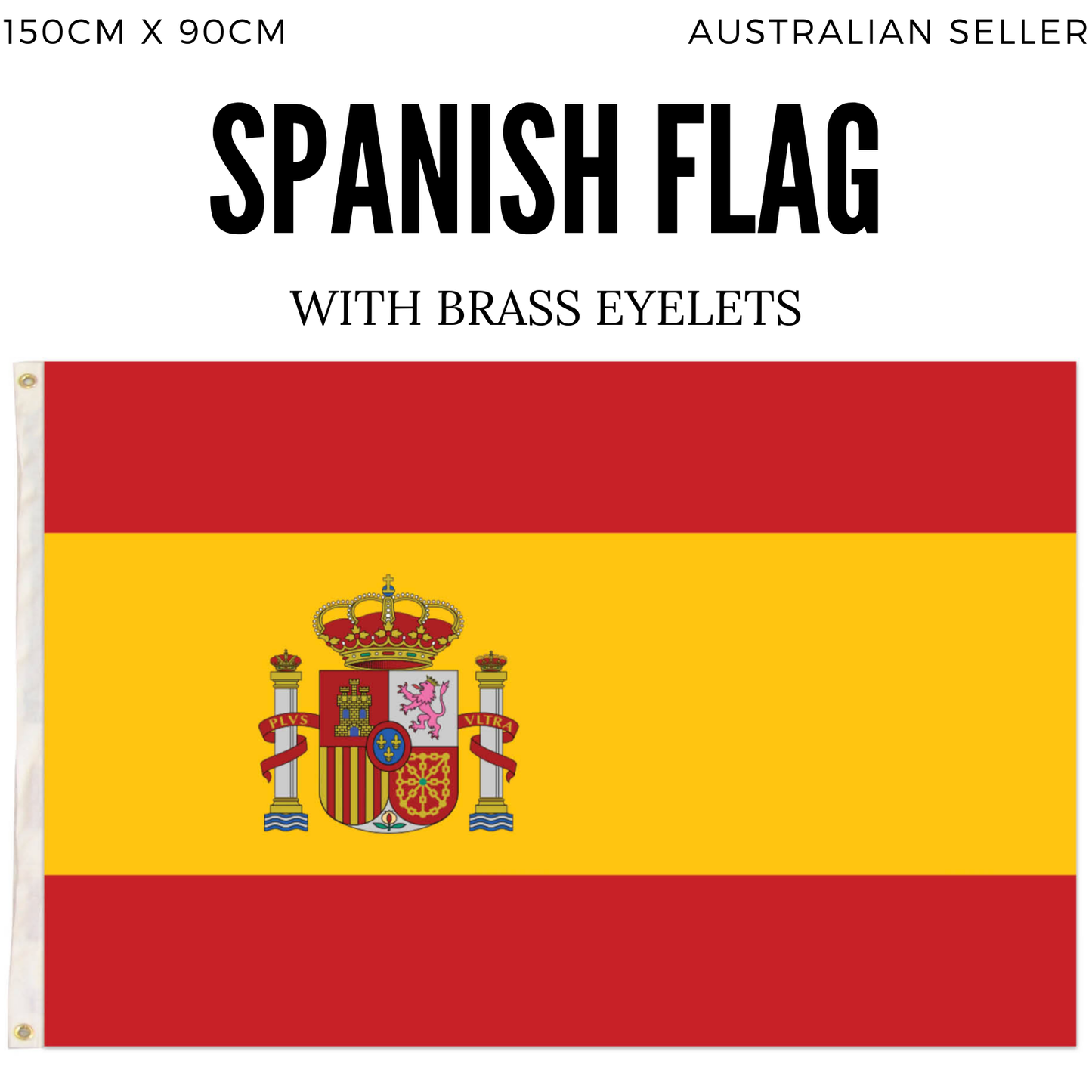 Spain Spanish Country Flag Heavy Duty Outdoor España - 150cm x 90cm