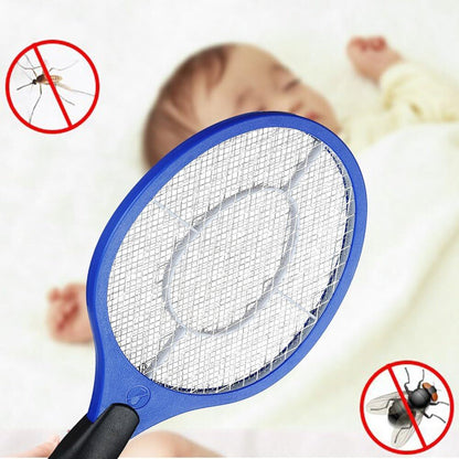 3x BUG ZAPPER RACKET Fly Mosquito Pest Swatter Net Racquet Electric Insect Killer