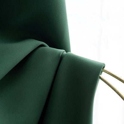 Anyhouz Curtain 300cm Dark Green Modern Blackout Curtains for Living Room Bedroom Window Treatments Sound Proof Curtains Drapes