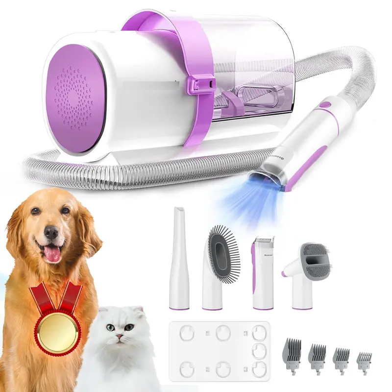 FurEase Pro™ Pet Grooming Vacuum with 2.5L Dust Tank - All-in-One Grooming Kit for Dogs & Cats