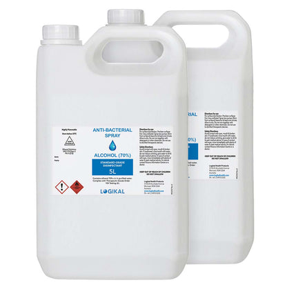 2X 5L Standard Grade Disinfectant Anti-Bacterial Alcohol