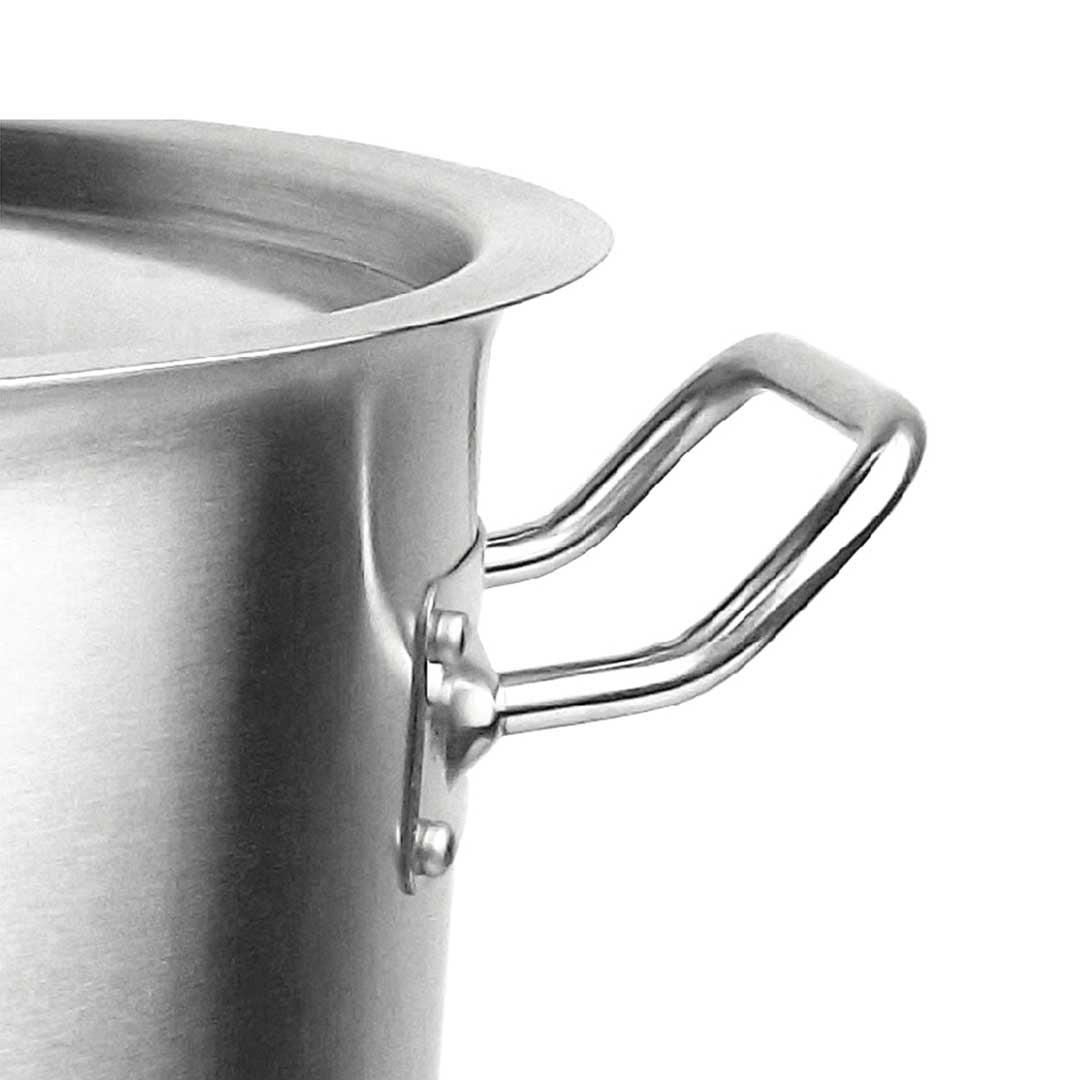 SOGA Stock Pot 12L 25L Top Grade Thick Stainless Steel Stockpot 18/10