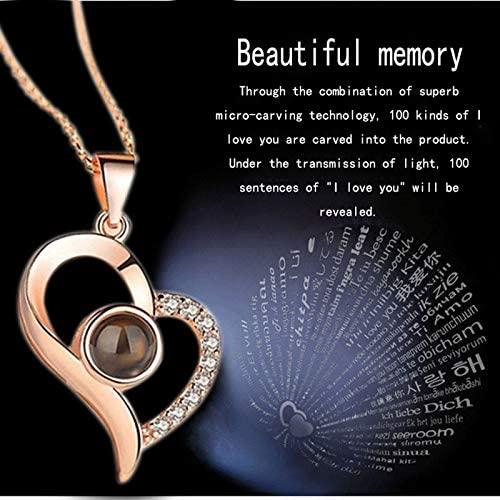 Necklace with 100 languages of i online love you