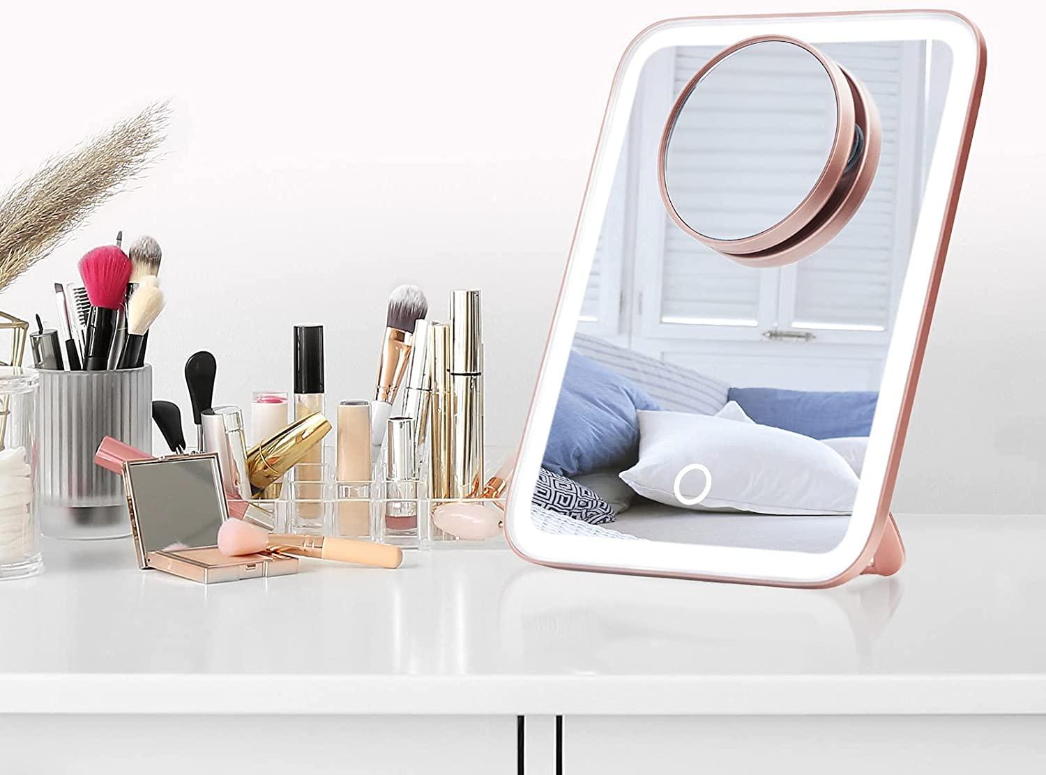 Fancii lighted shop makeup mirror