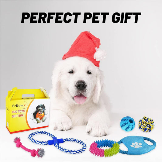 Great Pet Gift of Puppy Toys for Small Medium Dogs,Dog Toy Gift Box - Gifts-Australia