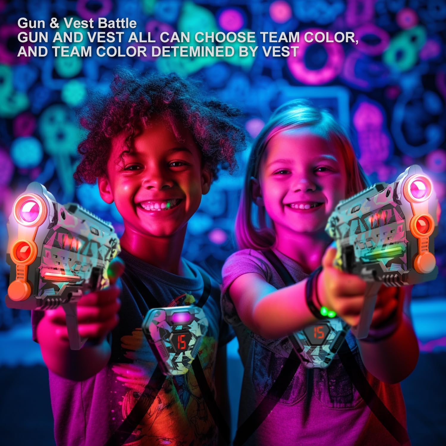 Laser tag deals set with vest