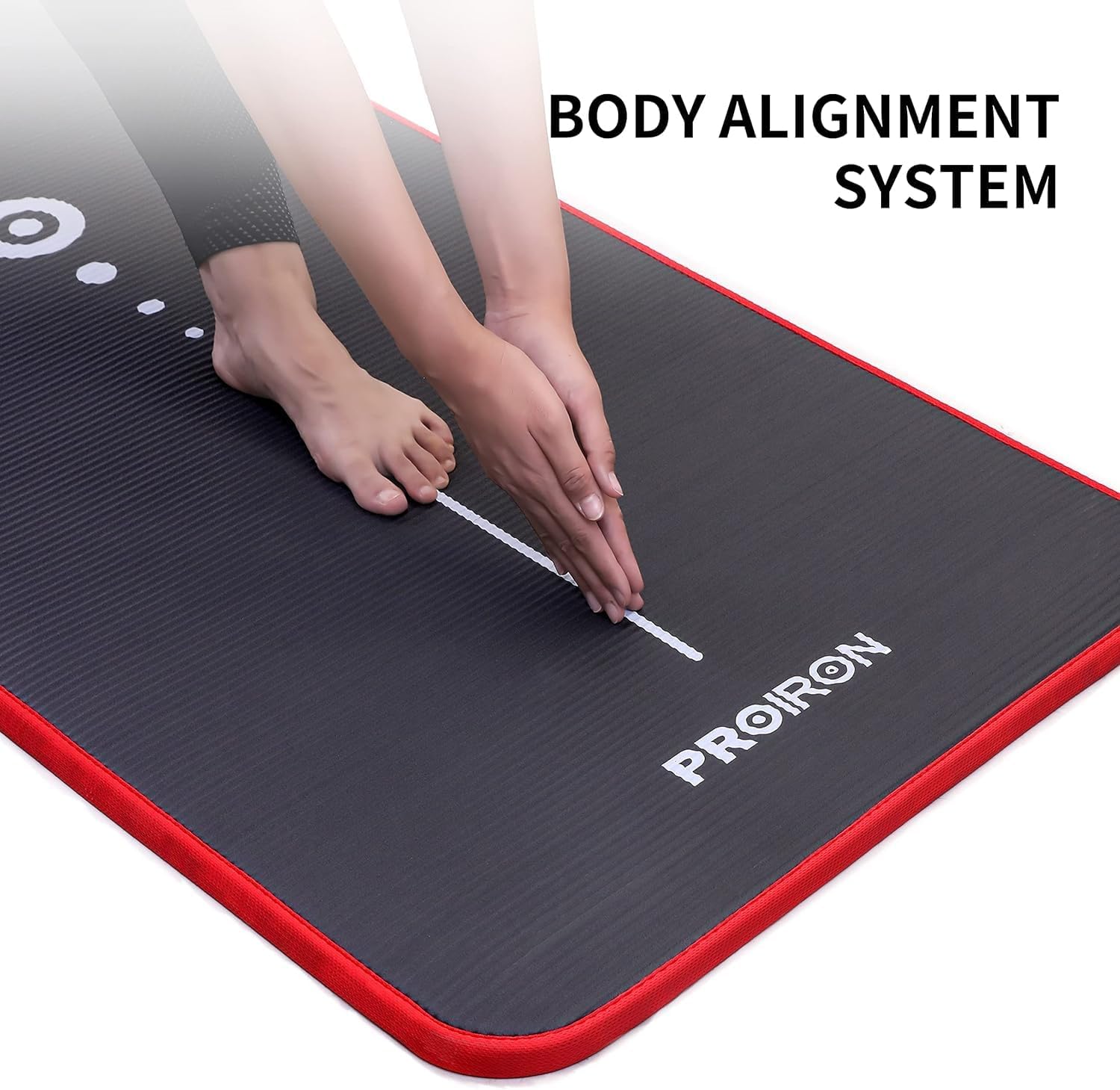 PROIRON Yoga Mat Non Slip Large Exercise Mat Pilates Mat with Carry Strap  183 cm