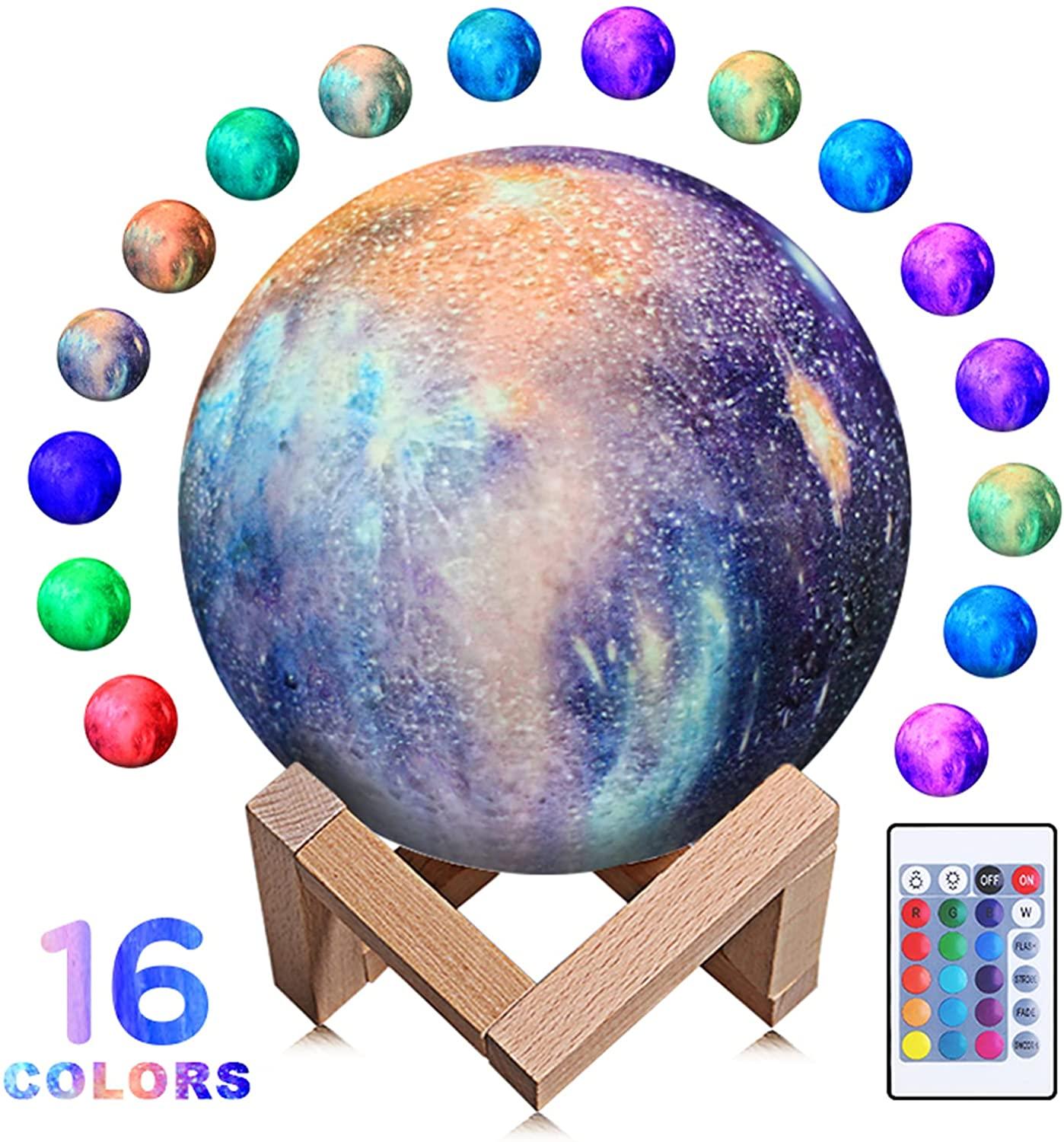 3d touch control on sale universe moon lamp