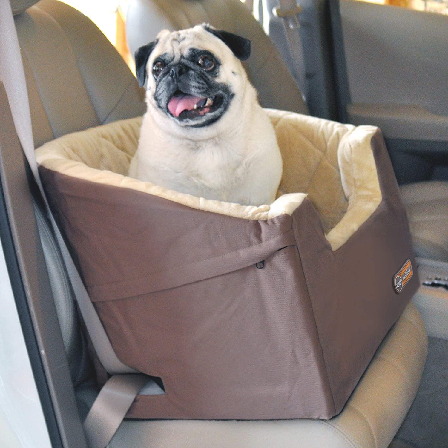 K H Pet Products Bucket Booster Dog Car Seat Large Tan 14.5 x 24 Gifts Hub Australia