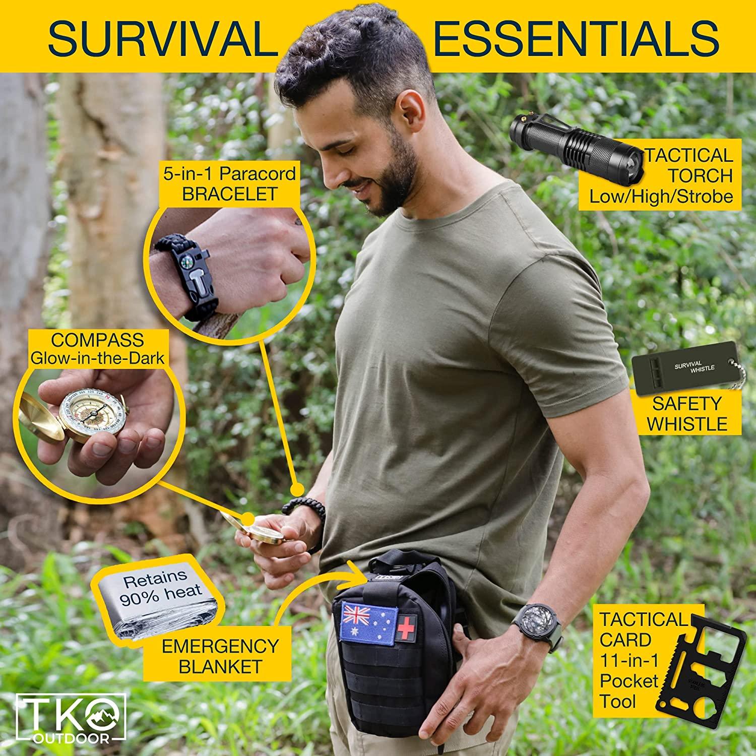  Survival Kit, Gifts for Men Dad Husband, Emergency